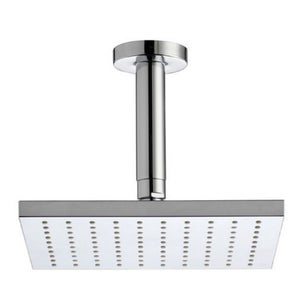 Fresh 200mm Square Shower Head with Ceiling Arm - Chrome