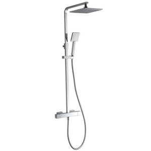 Blade Mixer Shower Valve Thermostatic Touch Safe - Chrome