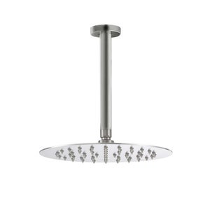 Forge 200mm Shower Head with Ceiling Arm - Stainless Steel