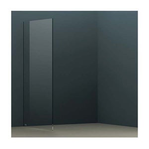 Wet Room Screen with Ceiling Bar 2000 x 900mm - Black