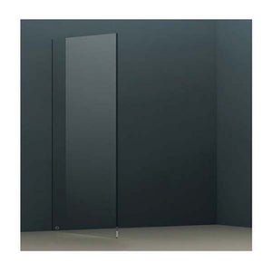 Wet Room Screen with Ceiling Bar 2000 x 1100mm - Chrome