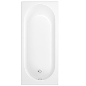 Colorado White Premiercast Single Ended Straight Bath - 1500 x 700mm