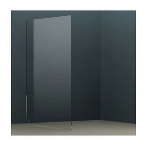 Wet Room Screen with Wall Bar 2000 x 1200mm - Chrome
