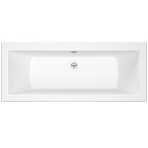 Madeira White Premiercast Double Ended Straight Bath - 1800 x 800mm