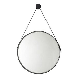 Noir Round Mirror 60mm - Black