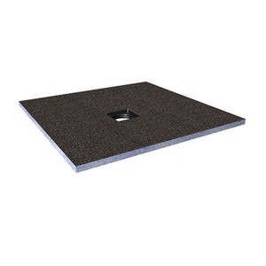 Square Centre Drain Wet room Tray 1200 x 1200mm
