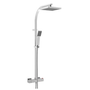 Blade Thermostatic Mixer Shower System - Chrome