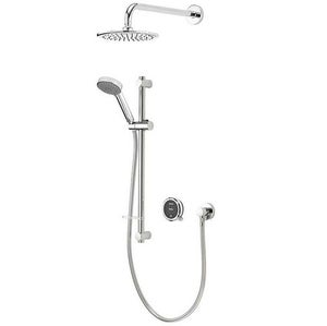 Aqualisa Quartz Touch Concealed Smart Shower & Wall Head Kit for Combi Boilers