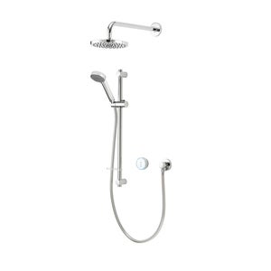 Aqualisa Quartz Blue Smart Shower & Wall Head Kit for Combi Boilers