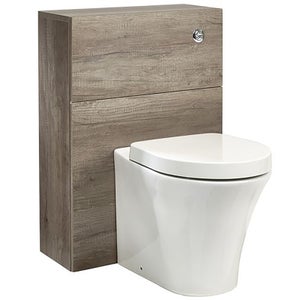 Mino 600mm Toilet Unit - Nebraska Oak