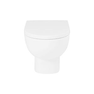 Newton White Wall Hung Toilet with Soft Close Toilet Seat