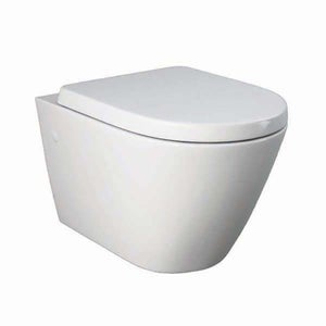 Falcon White Wall Hung Toilet with Soft Close Toilet Seat