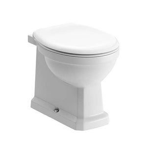 Whitechapel Back To Wall Toilet with Wooden Soft Close Toilet Seat