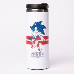 Sonic The Hedgehog Thermo Travel Mug - White