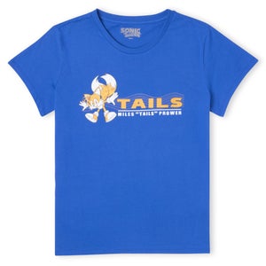 Sonic The Hedgehog Miles 'TAILS' Prower Women's T-Shirt - Royal Blue