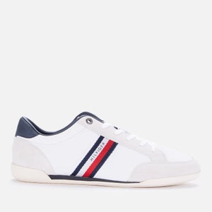 Tommy Hilfiger Men's Corporate Material Mix Low Profile Trainers - White