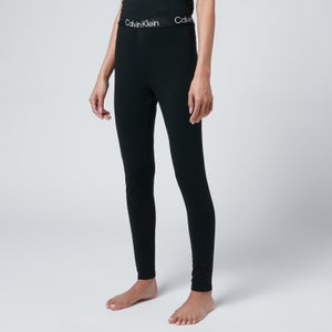 Calvin Klein Women's Logo Waistband Leggings - Black
