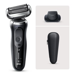 Braun Series 7 Rasierer, schwarz, mit Präzisionstrimmer