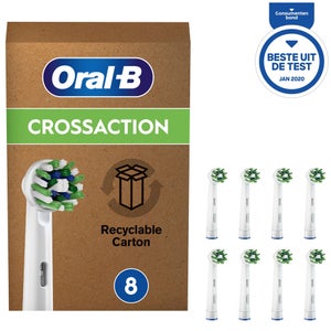 Oral-B Cross Action Opzetborstels - Verpakking Van 8