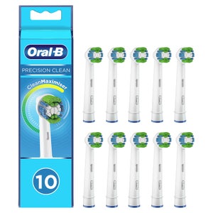 Oral B Precision Clean Brush Heads - Mailbox Compatible - 10 Pack