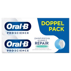 Oral-B PRO-SCIENCE Zahnfleisch und -schmelz Extra Frisch Zahncreme 2x75ml