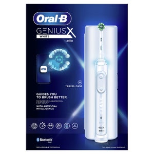 Oral-B Genius X White Electric Toothbrush with Travel Case