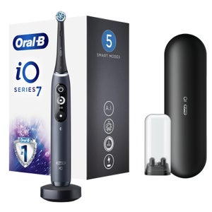 Oral-B iO7 Black Electric Toothbrush with Travel Case