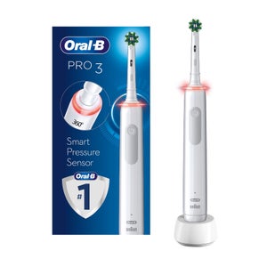 Oral-B Pro 3000 Cross Action White Electric Toothbrush