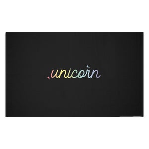 Be A Unicorn In A Field Of Horses Woven Rug