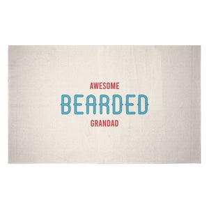 Awesome Bearded Grandad Woven Rug