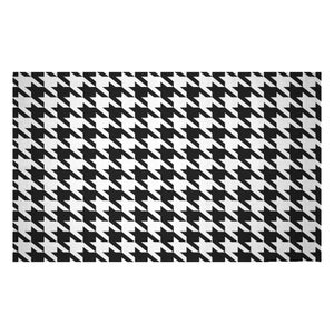Decorsome Monochrome Dogtooth Woven Rug