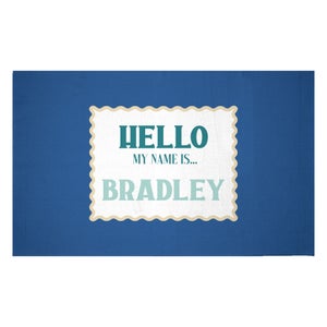 Hello, My Name Is Bradley Woven Rug