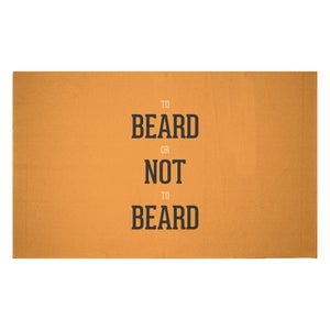 To Beard Or Not To Beard Woven Rug