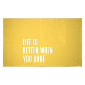 Decorsome Life Is Better When You Surf Woven Rug