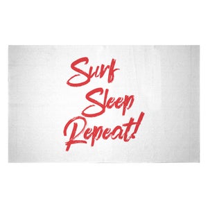 Decorsome Surf Sleep Repeat Woven Rug