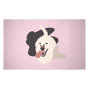 Decorsome Dog With Butterfly Nose Woven Rug
