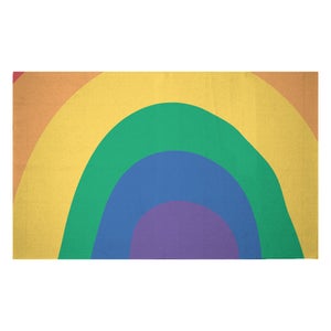 Decorsome Close Up Rainbow Woven Rug