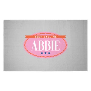 Decorsome They Call Me Abbie Woven Rug