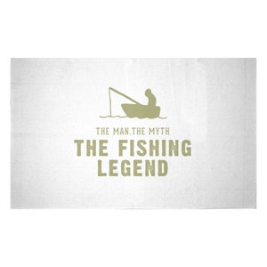 The Man, The Myth, The Fishing Legend Woven Rug
