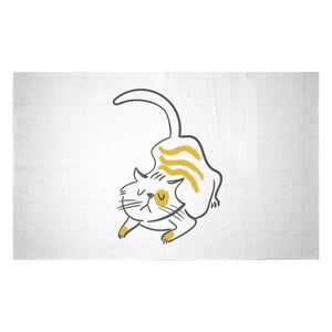 Decorsome Sleepy Cat Woven Rug