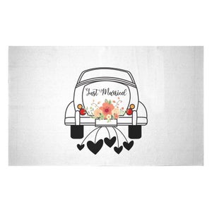 Decorsome Just Married Car Woven Rug
