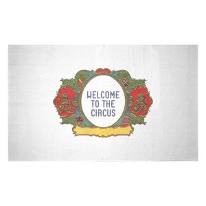 Welcome To The Circus Wide Emblem Woven Rug