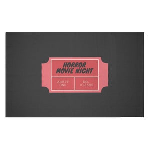 Decorsome Horror Movie Night Woven Rug