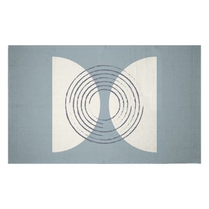 Decorsome Linear Circles Woven Rug