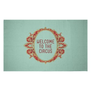 Welcome To The Circus Emblem Woven Rug