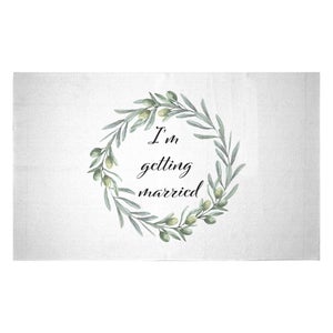 I'm Getting Married Woven Rug