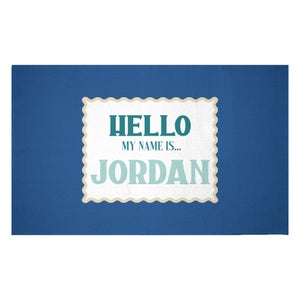 Hello, My Name Is Jordan Woven Rug