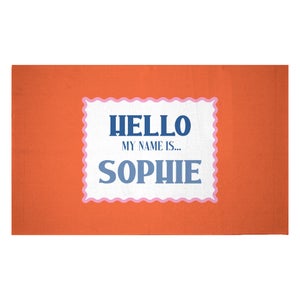 Hello, My Name Is Sophie Woven Rug
