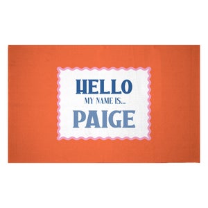 Hello, My Name Is Paige Woven Rug