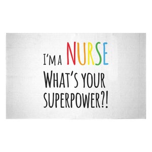 Decorsome I'm A Nurse What's Your Super Power Woven Rug